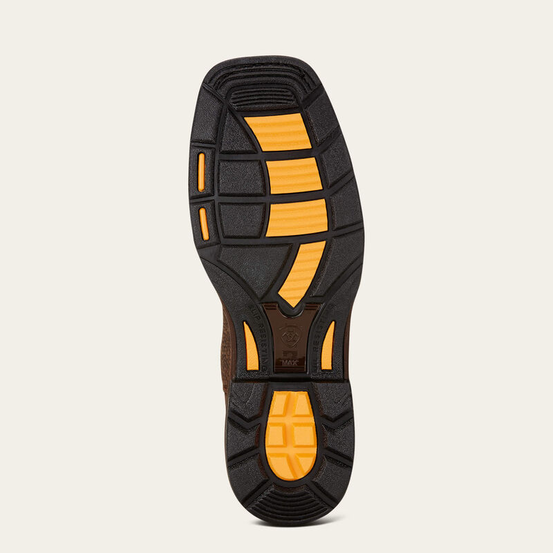 ARIAT WorkHog Waterproof Wide Square Toe Composite Toe Work Boot 10017420