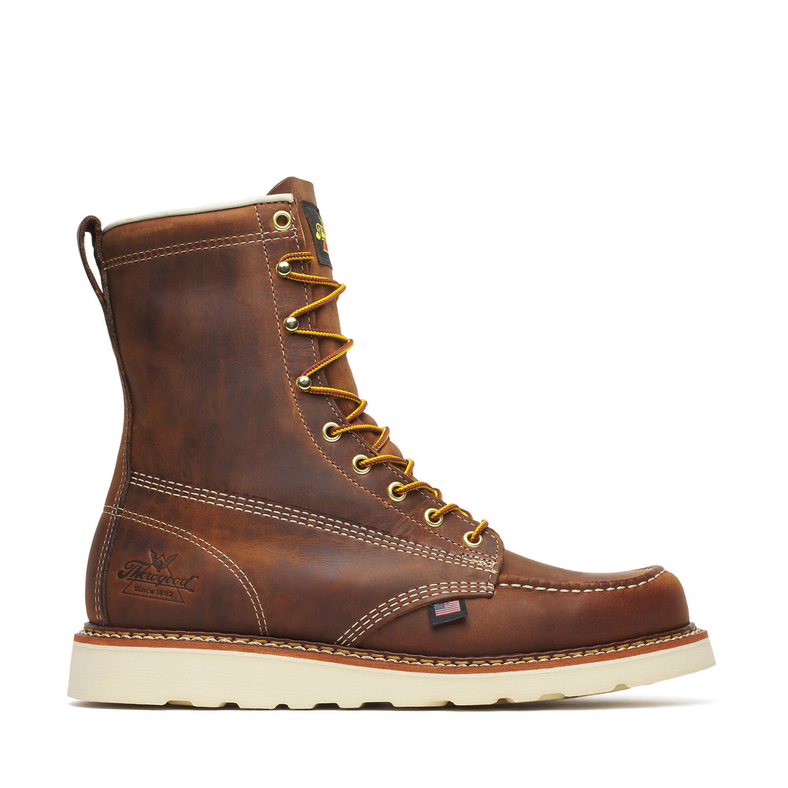 THOROGOOD American Heritage – 8″ Trail Crazy Horse Moc Toe – MAXWear Wedge™ 814-4178