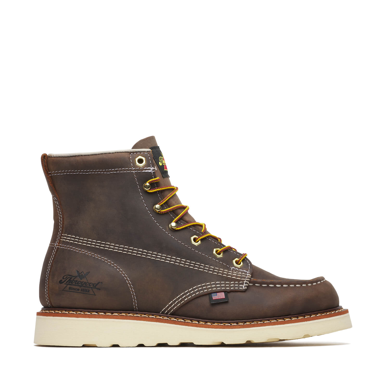 THOROGOOD American Heritage – 6″ Trail Crazy Horse Moc Toe – MAXWear Wedge™ 814-4203)