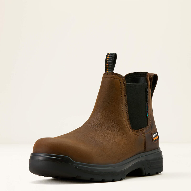 ARIAT Turbo 6&quot; Chelsea CSA Waterproof Carbon Toe Work Boot 10060897