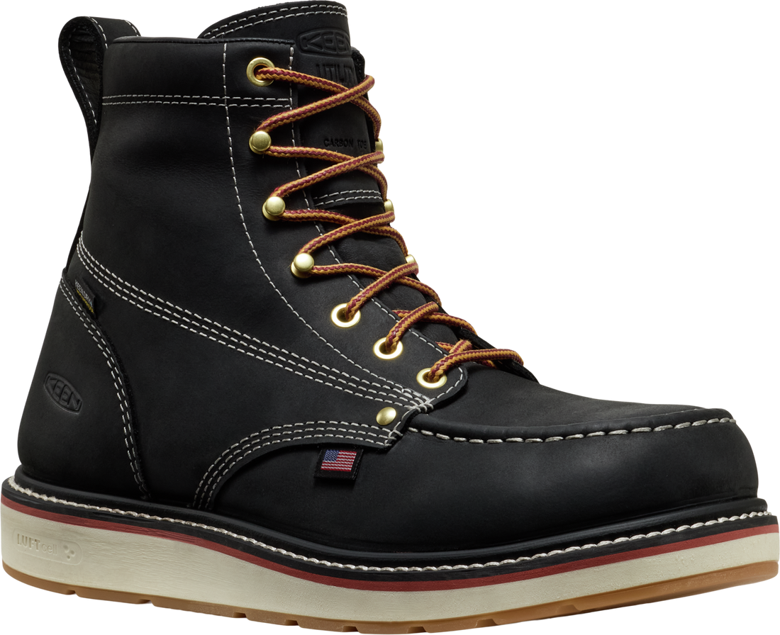 KEEN 6&quot; Liberty Carbon Toe Waterproof Work Boot 1031457
