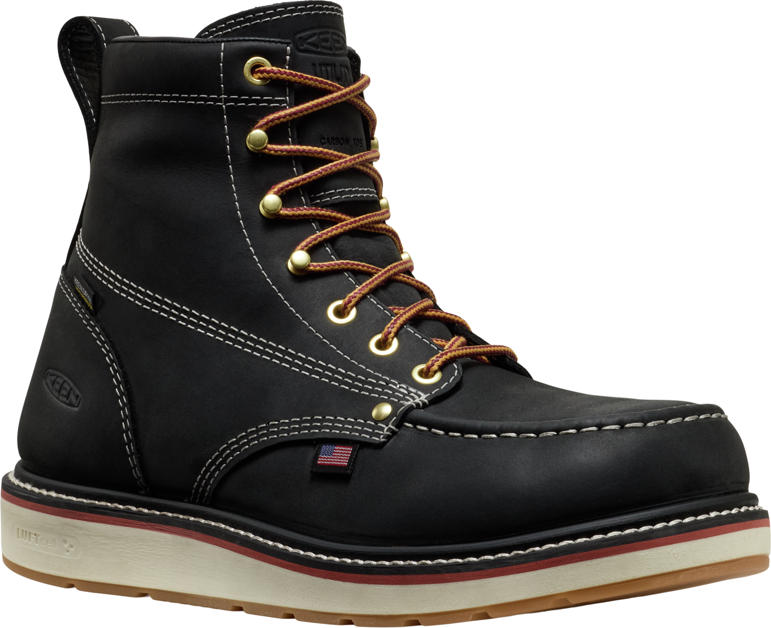 KEEN 6&quot; Liberty Carbon Toe Waterproof Work Boot 1031457