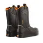 HEXARMOR Black Composite Toe HeatArmor Wellington Slip Resistant Pull On Work Boot F9000