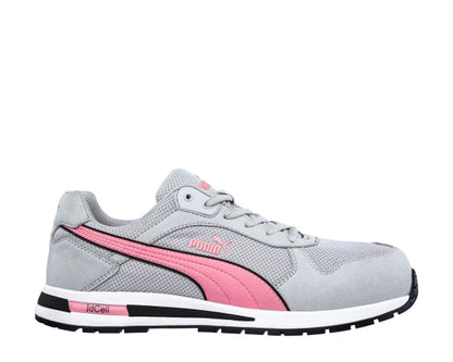 PUMA SAFETY Frontside Grey Pink Low 643085