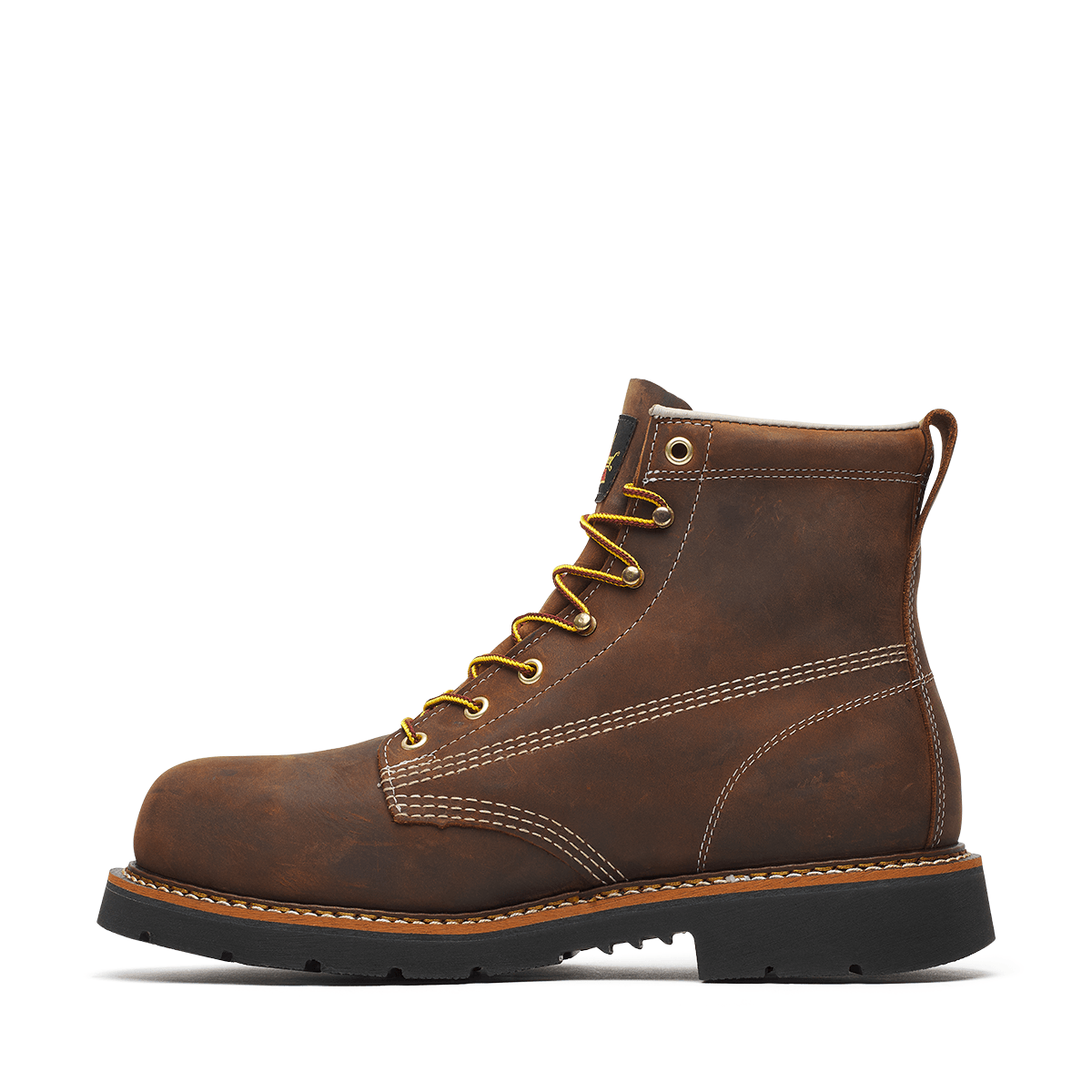 THOROGOOD American Heritage – 6″ Crazy Horse Steel Toe Black MAXWear 90™ 804-4111