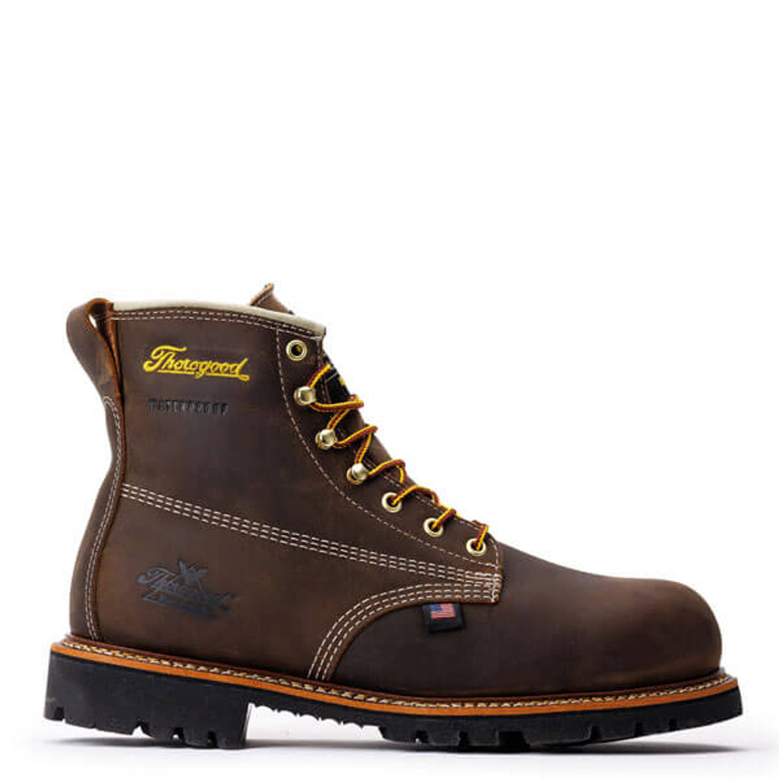 THOROGOOD American Legacy Waterproof + Insulated 6” Crazy Horse Nano Safety Toe 804-4514
