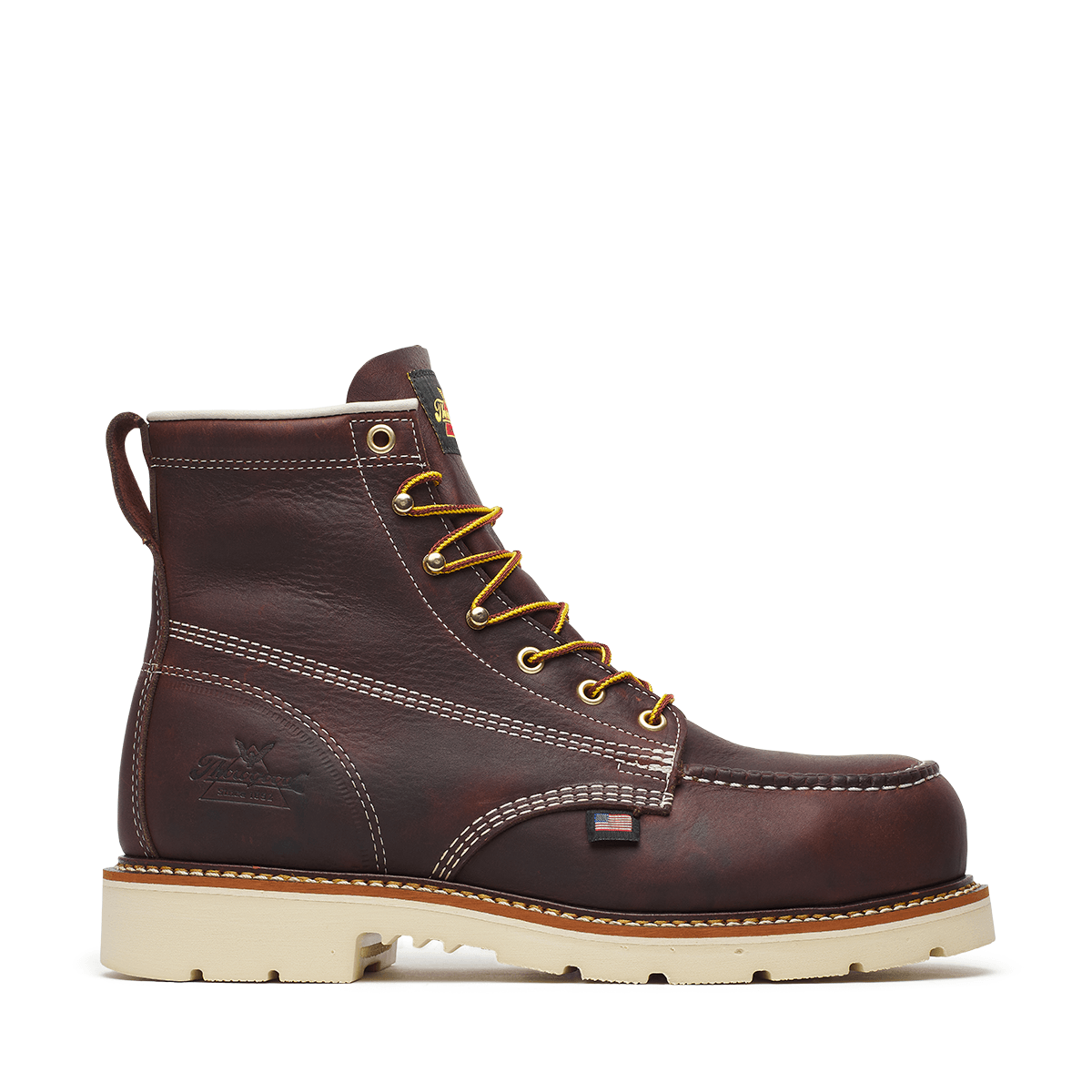 THOROGOOD American Legacy – 6″ Black Walnut Nano Moc Toe MAXWear 90™ 804-6110
