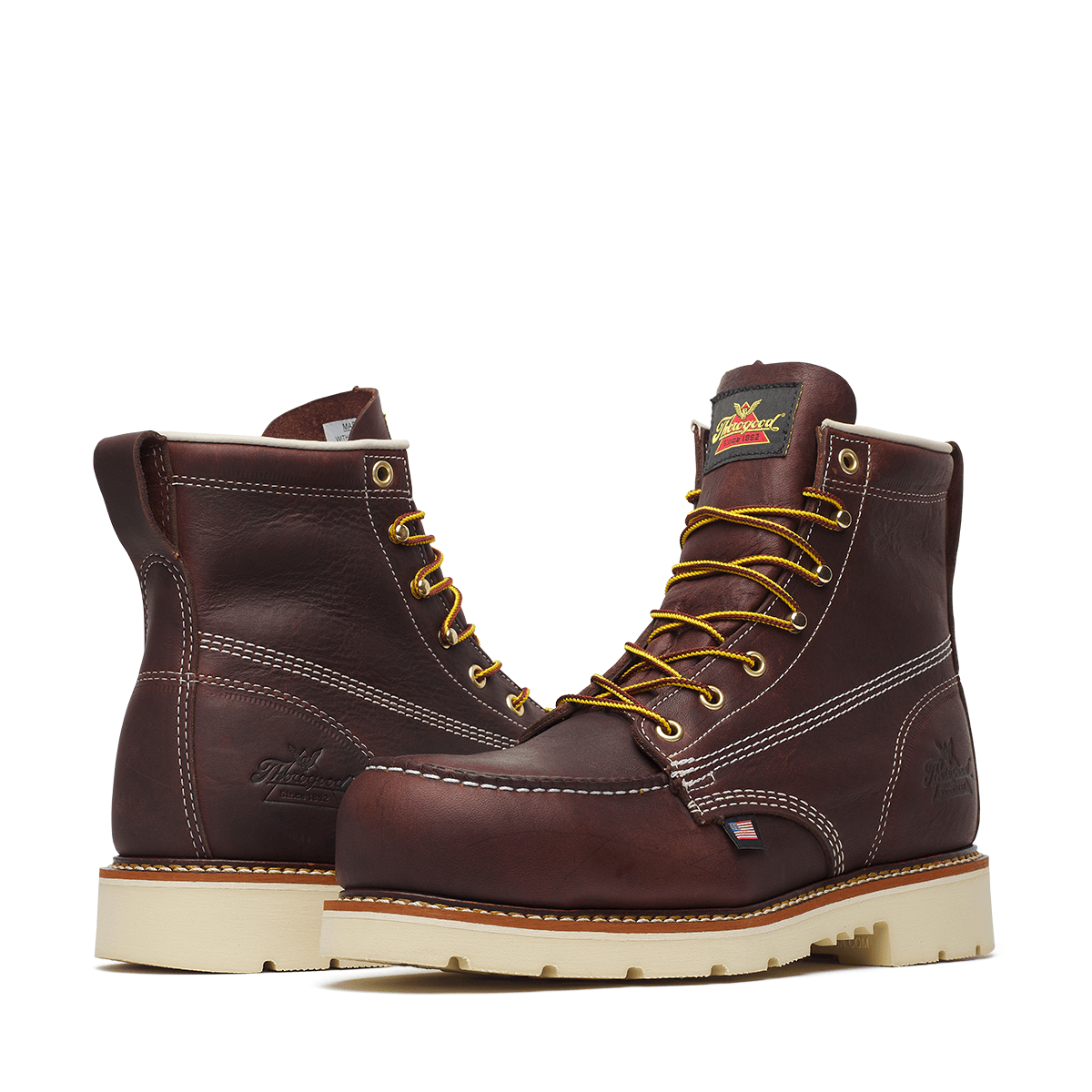 THOROGOOD American Legacy – 6″ Black Walnut Nano Moc Toe MAXWear 90™ 804-6110