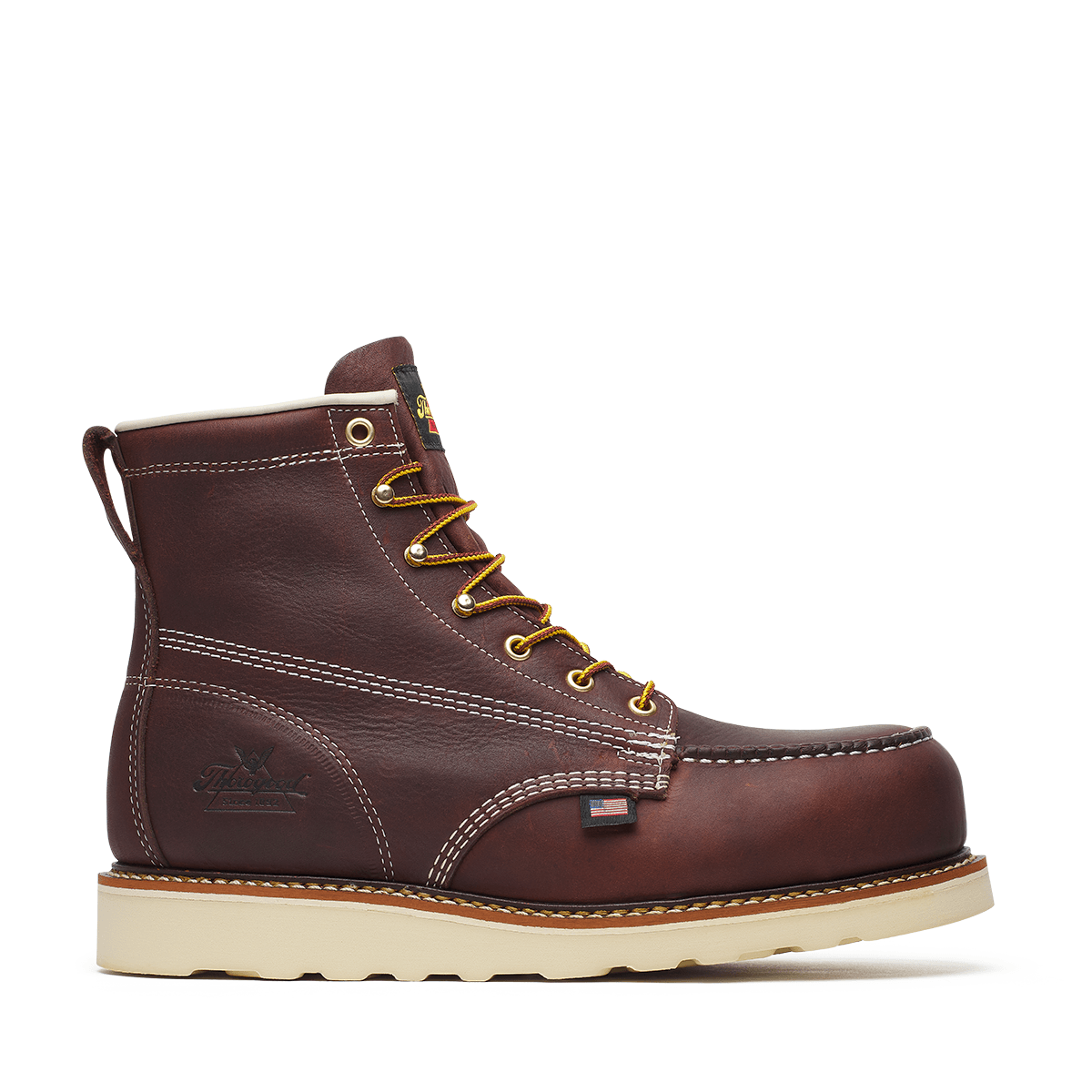 THOROGOOD American Legacy – 6″ Black Walnut Nano Moc Toe MAXWear Wedge 804-6120