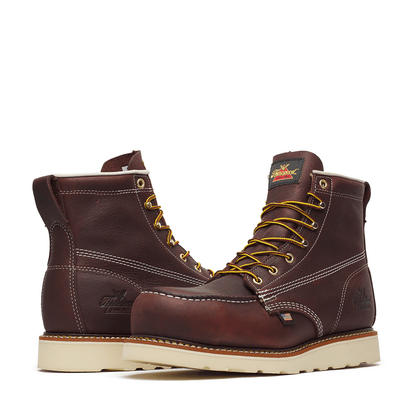 THOROGOOD American Legacy – 6″ Black Walnut Nano Moc Toe MAXWear Wedge 804-6120