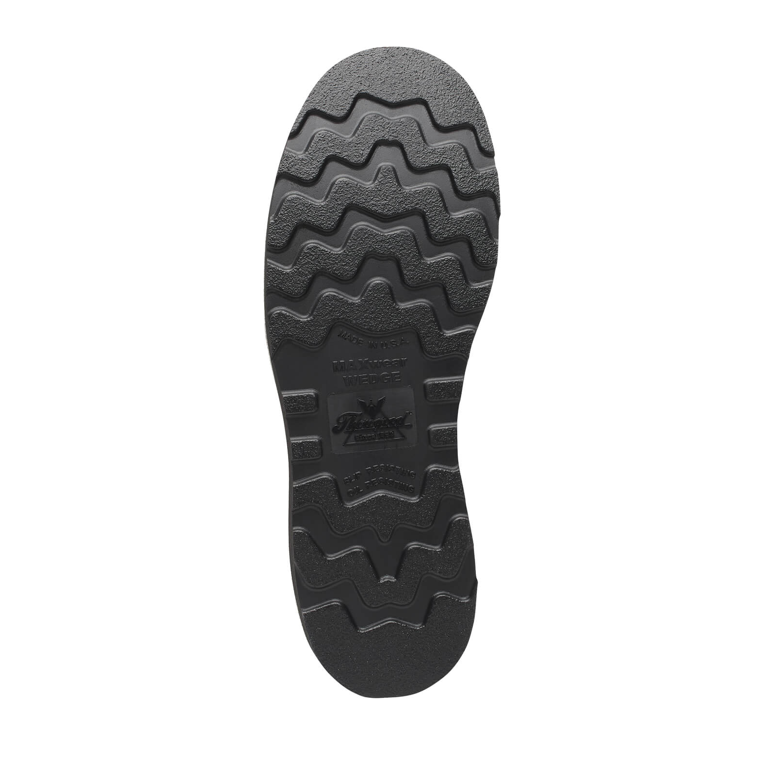 THOROGOOD Midnight Series 8" Moc Toe Black Maxwear Wedge 804-6208