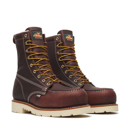 THOROGOOD American Legacy – 8″ Black Walnut Nano Moc Toe MAXWear 90™ 804-6210