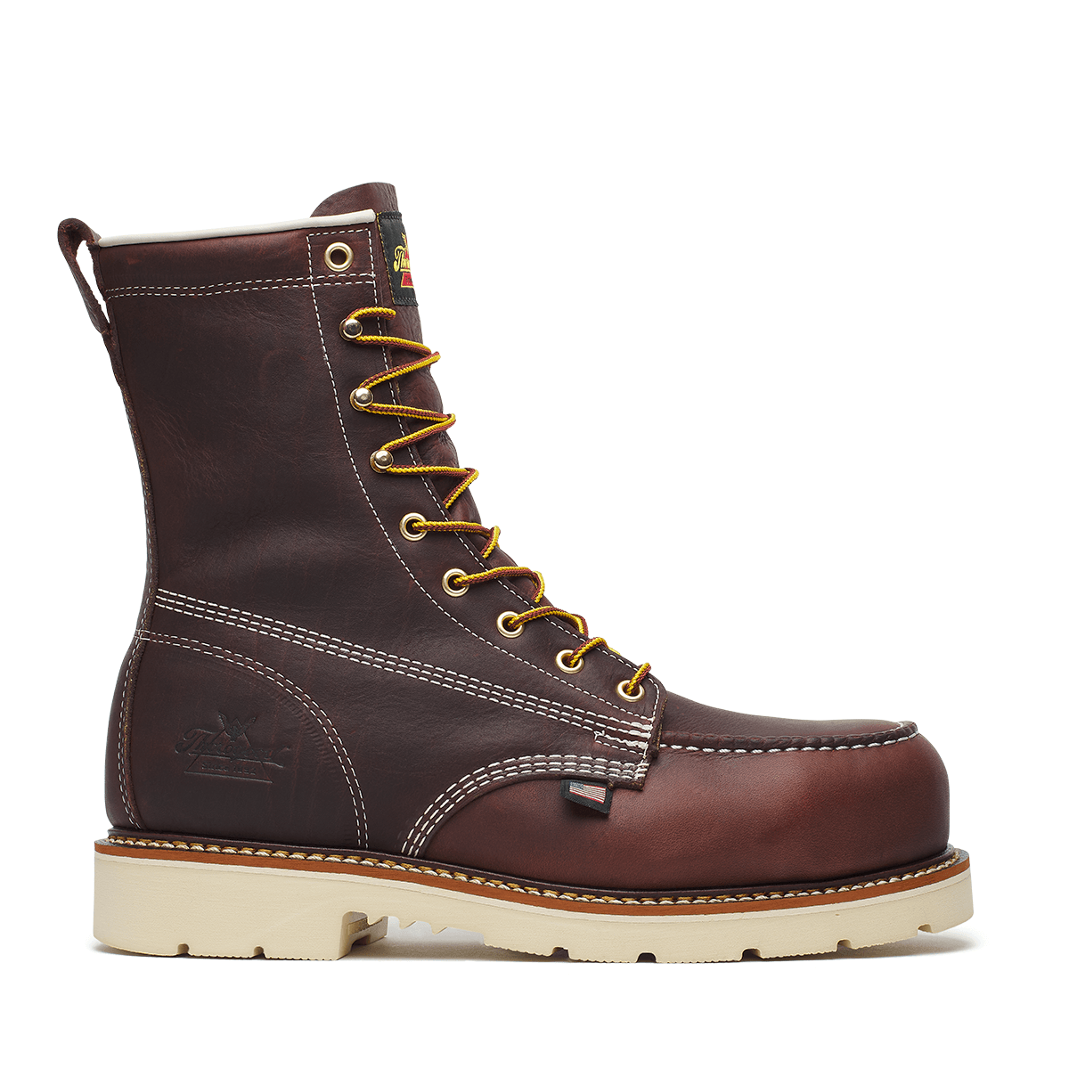 THOROGOOD American Legacy – 8″ Black Walnut Nano Moc Toe MAXWear 90™ 804-6210