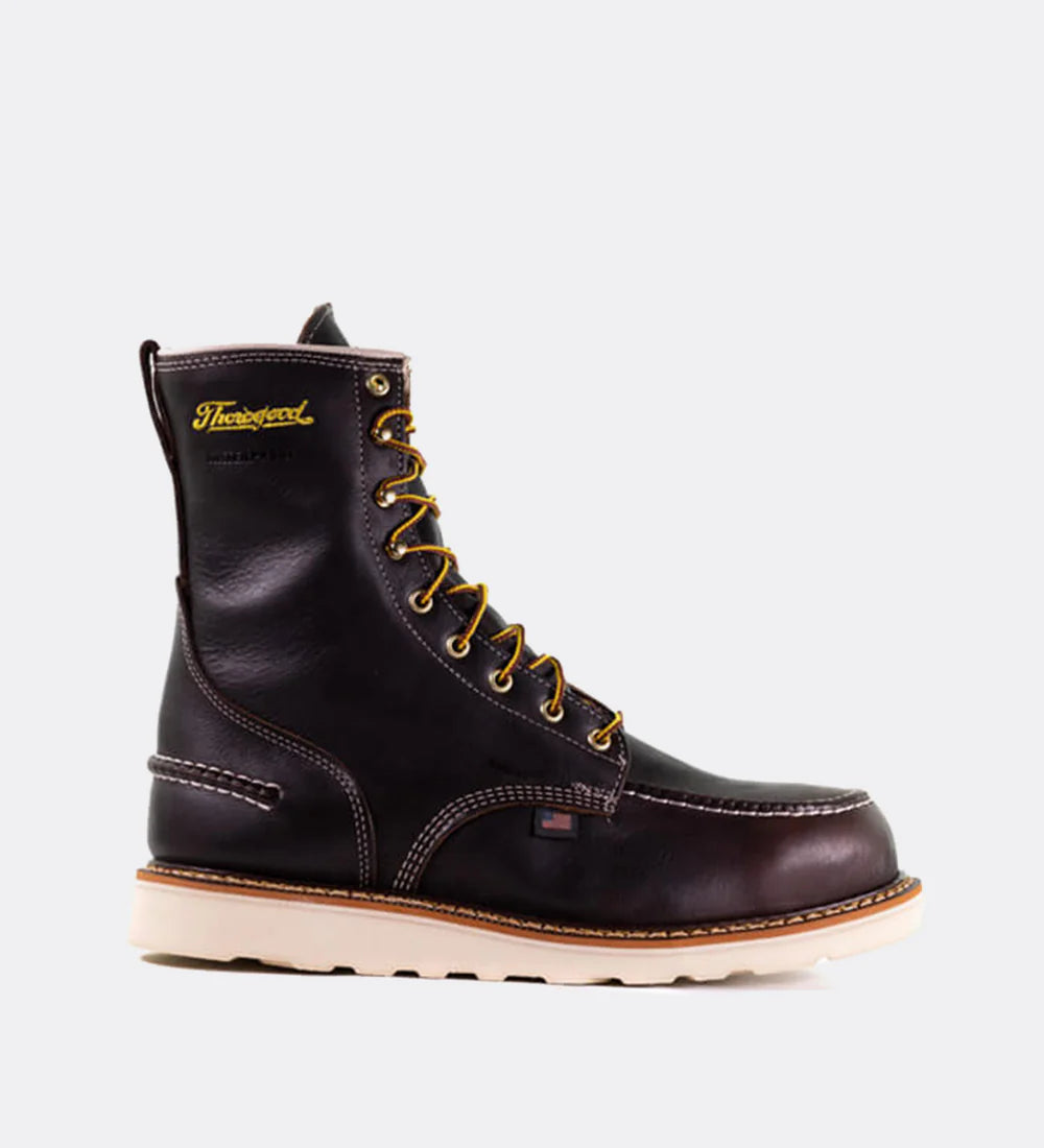 THOROGOOD 1957 Series Waterproof 8″ Briar Pitstop Safety Moc Toe MAXWear Wedge™ 804-3800