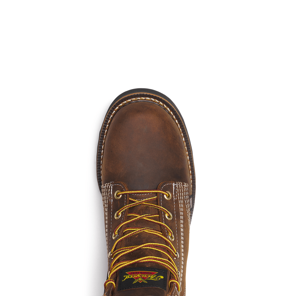 THOROGOOD American Heritage – 6″ Crazy Horse Plain Toe Black MAXWear Wedge 814-4161