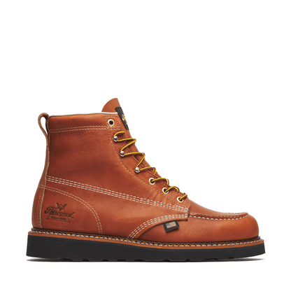 THOROGOOD American Heritage – 6″ Tobacco Moc Toe BLK Wedge 814-4188
