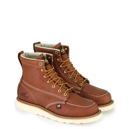 THOROGOOD American Heritage – 6″ Tobacco Moc Toe – MAXWear Wedge™ 814-4200