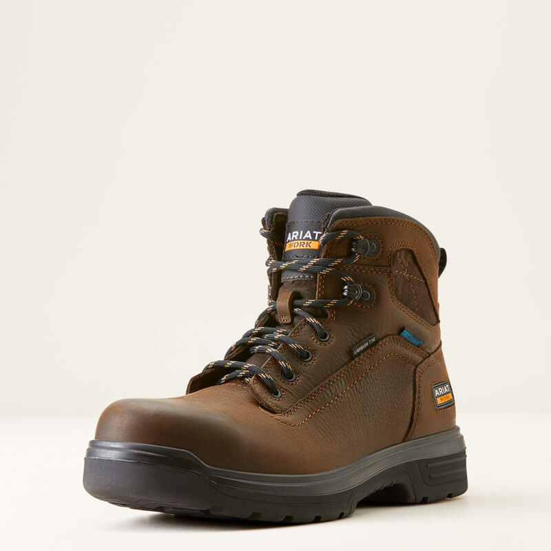 ARIAT Turbo 6&quot; Waterproof Carbon Toe Work Boot 10046861