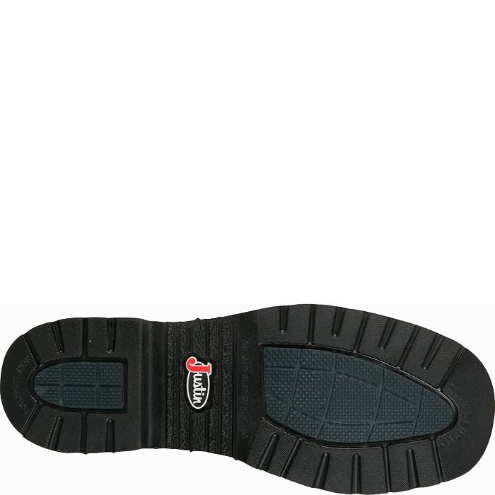 JUSTIN Ames 11&quot; Steel Toe Waterproof Square Toe Pull-On HL4225
