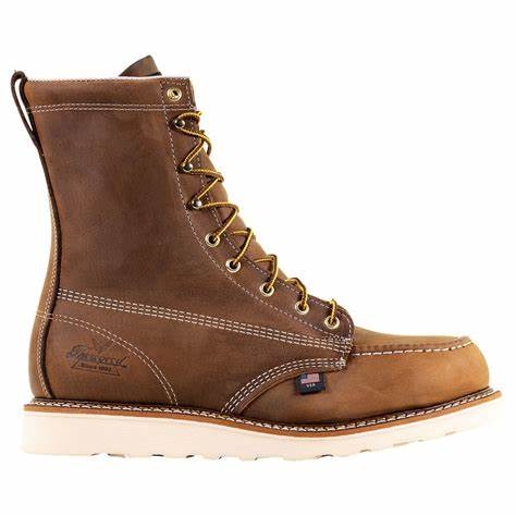 THOROGOOD American Heritage 8″ Trail Crazy Horse Safety Moc Toe MAXWear Wedge™ 804-4478
