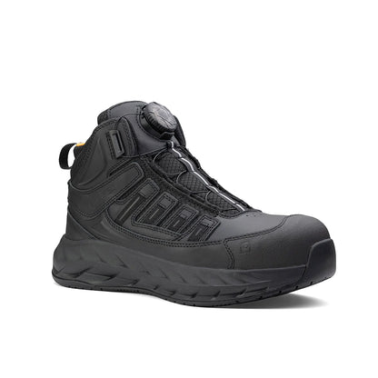 CHINOOK Pro Safety Mid 6&quot; Composite Toe Work Boot – Black 5516-001