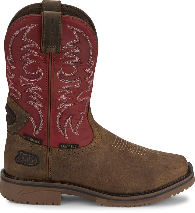 JUSTIN Thorn 11&quot; Waterproof Met Guard Comp Toe SE4753