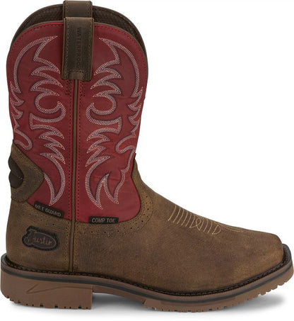 JUSTIN Thorn 11&quot; Waterproof Met Guard Comp Toe SE4753