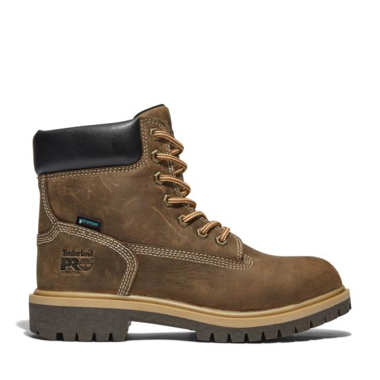 TIMBERLAND PRO Direct Attach 6&quot; Steel Toe Waterproof Work Boot A2QX7