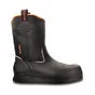 HEXARMOR Black Composite Toe HeatArmor Wellington Slip Resistant Pull On Work Boot F9000